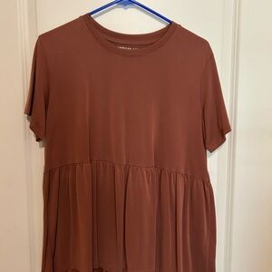 American Eagle Outfitters Rust Blouse
